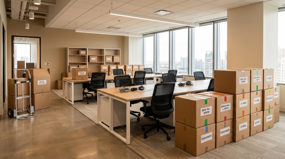 Büroumzug und Firmenumzug in Dresden